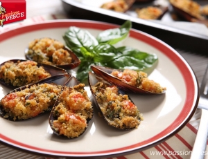 Cozze gratinate